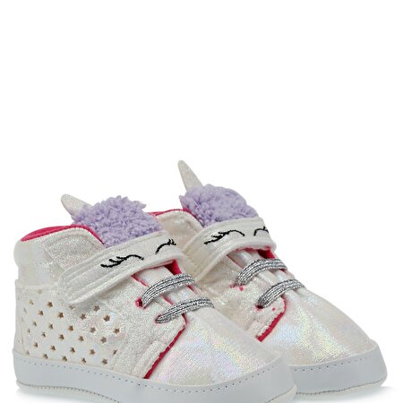 617452.Y1PR Beyaz Kız Çocuk Fashion Sneaker Flo