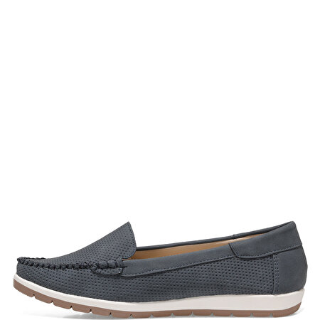 HUNT 1FX Lacivert Kadın Loafer Ayakkabı_5