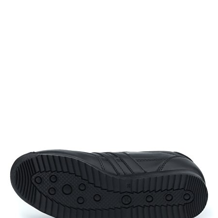 HALLEY PU 1PR Siyah Erkek Çocuk Sneaker_3