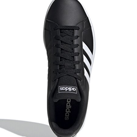 GRAND COURT BASE Siyah Erkek Sneaker Ayakkabı_8