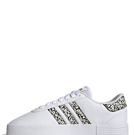 COURT BOLD Beyaz Kadın Sneaker Ayakkabı_2