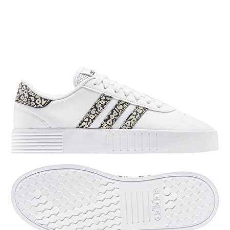 COURT BOLD Beyaz Kadın Sneaker Ayakkabı_3