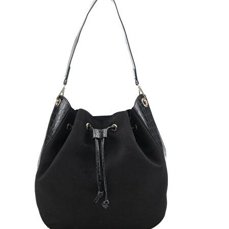 21FWBAG1027 1PR Siyah Kadın Omuz Çantası
