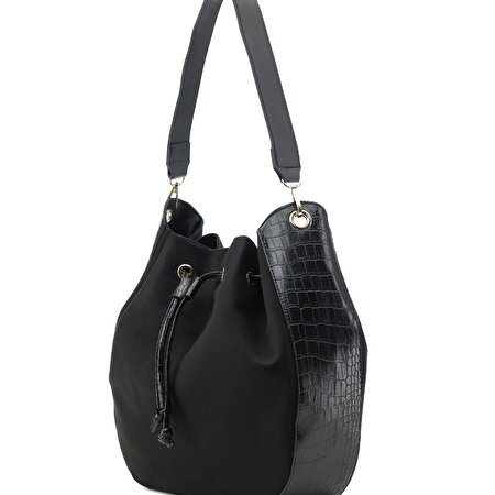 21FWBAG1027 1PR Siyah Kadın Omuz Çantası_1