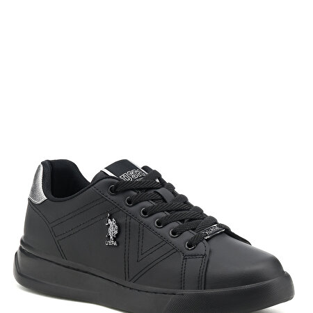EXTRA 1PR Siyah Kadın Havuz Taban Sneaker
