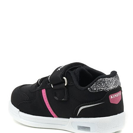 KREJA PU 1PR Siyah Kız Çocuk Sneaker Ayakkabı_2