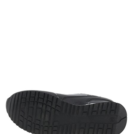 VICTOR PU 1PR Siyah Erkek Sneaker Ayakkabı_3