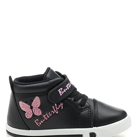 617216.P1PR Siyah Kız Çocuk Fashion Sneaker_1