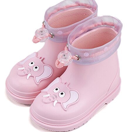 W10242 BIMBI ELEFANTE Gül Kurusu Kız Çocuk Yağmur Çizmesi_2