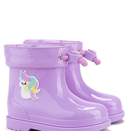 W10253 BIMBI UNICORNIO Lila Kız Çocuk Yağmur Çizmesi