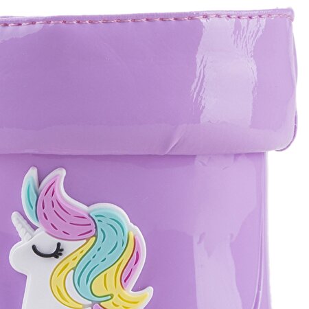 W10253 BIMBI UNICORNIO Lila Kız Çocuk Yağmur Çizmesi_3