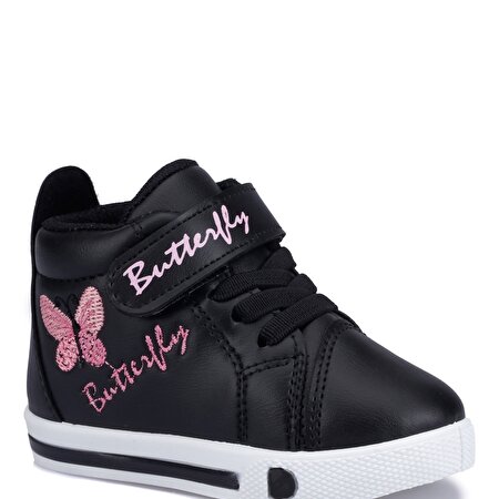617216.B1PR Siyah Kız Çocuk Sneaker Ayakkabı