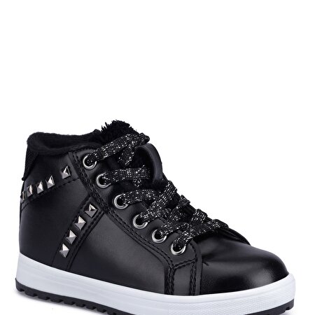 PELLİ 1PR Siyah Kız Çocuk Sneaker Ayakkabı