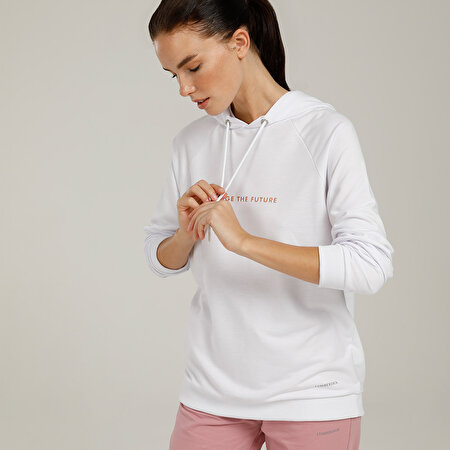 MIRACLE SWEATSHIRT 1PR Beyaz Kadın Sweatshirt