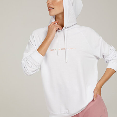 MIRACLE SWEATSHIRT 1PR Beyaz Kadın Sweatshirt_4