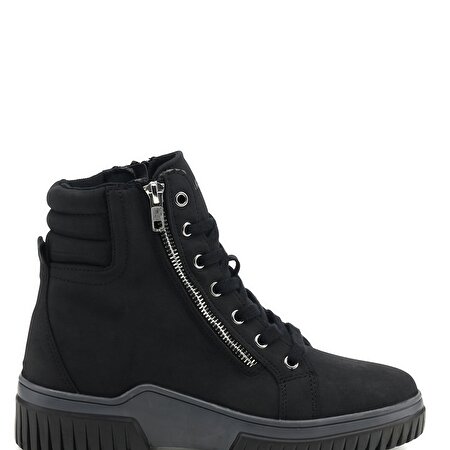 GABREL 1PR Siyah Kadın Sneaker Bot_1