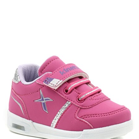 KREJA PU 1PR Fuşya Kız Çocuk Sneaker Ayakkabı