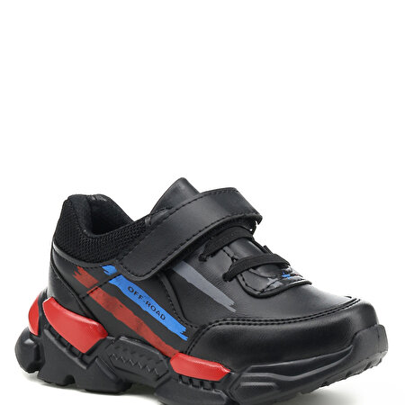 517132.P1PR Siyah Erkek Çocuk Fashion Sneaker