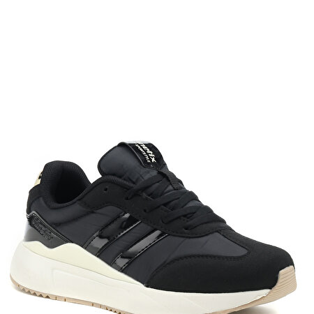 JANIS TX W 1PR Siyah Kadın Sneaker