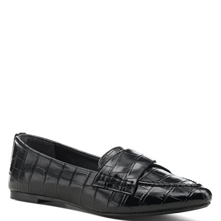 MELCONT2 1PR Siyah Kadın Loafer