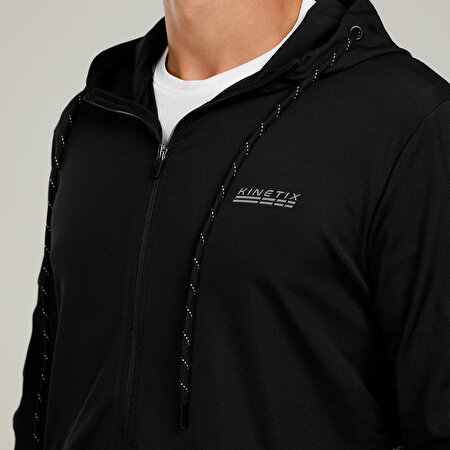 CALDER2 PES TRACK TOP 1PR Siyah Erkek Eşofman_3