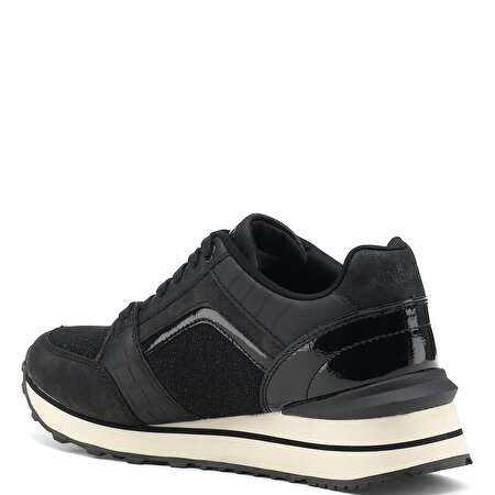 KONTLY 1PR Siyah Kadın Sneaker_2