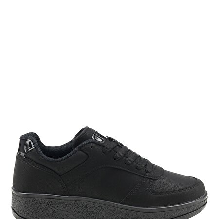 MILA PU W 1PR Siyah Kadın Sneaker Ayakkabı_1