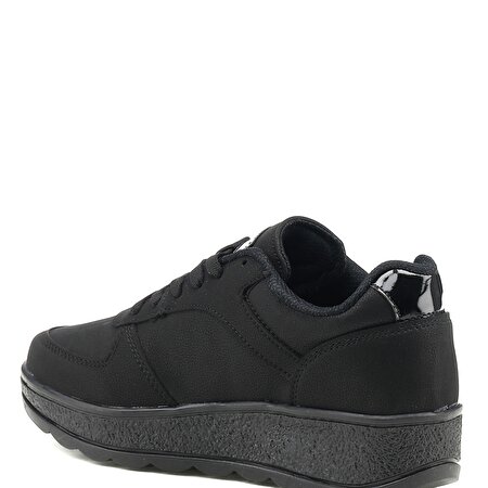 MILA PU W 1PR Siyah Kadın Sneaker Ayakkabı_2