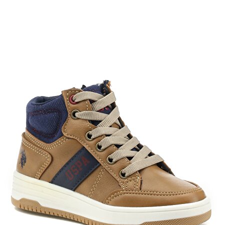 LARTEX 1PR Taba Erkek Çocuk Sneaker Ayakkabı
