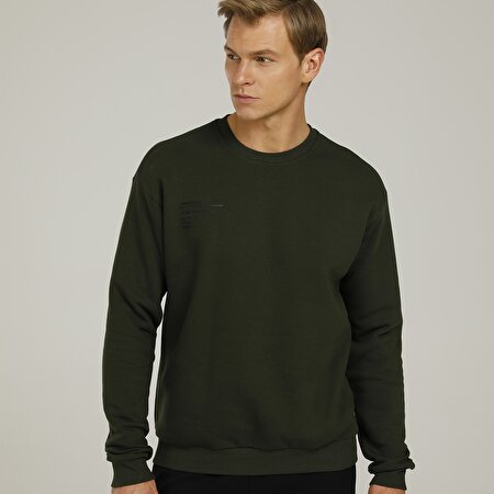 MICHAEL SWEATSHIRT 1PR Haki Erkek Sweatshirt