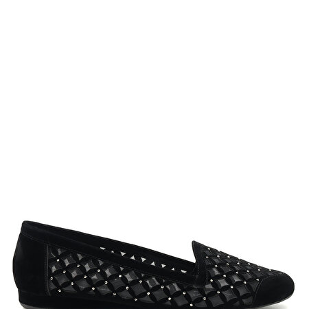 309733S.Z 2FX Siyah Kadın Loafer Ayakkabı_1