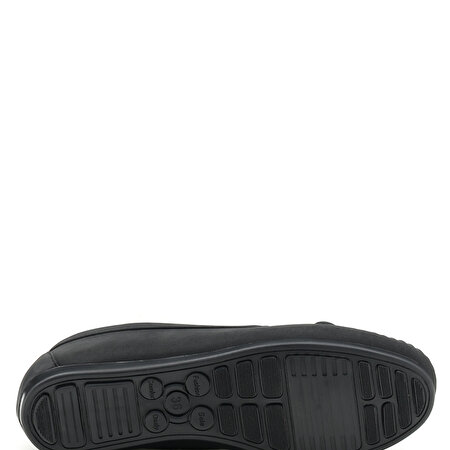 DS20054 2FX Siyah Kadın Loafer Ayakkabı_3
