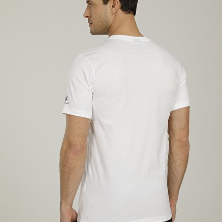 SN684 HARVARD T-SHIRT 2FX Beyaz Erkek T-Shirt_1