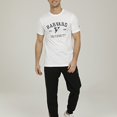 SN684 HARVARD T-SHIRT 2FX Beyaz Erkek T-Shirt_2