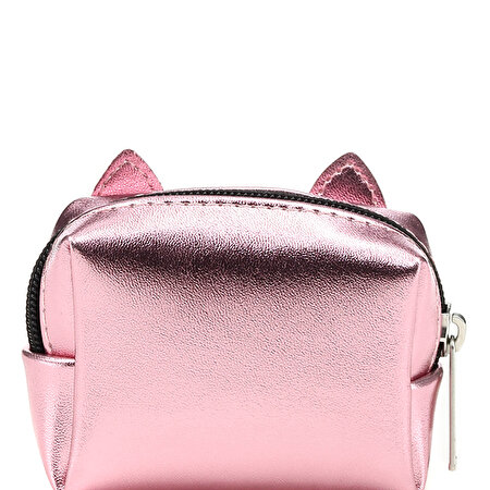 CAT BZK PRLK 2FX Pembe Kadın Bozuk Para Cüzdanı_1