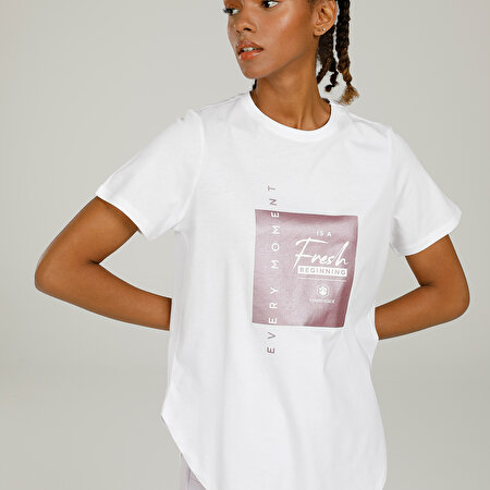 SCOTTY T-SHIRT 2FX Beyaz Kadın T-Shirt