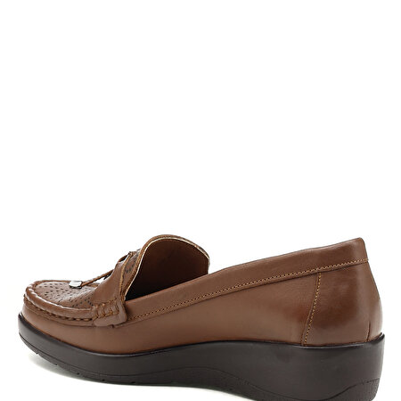 103676.Z2FX Taba Kadın Loafer Ayakkabı_2
