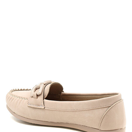 DS22008 2FX Pudra Kadın Loafer Ayakkabı_2