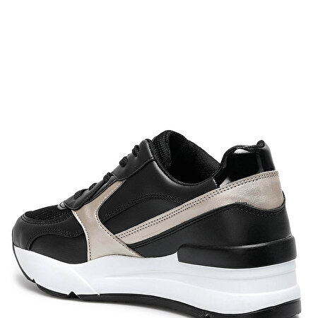 22S-021 2FX Siyah Kadın Sneaker_2