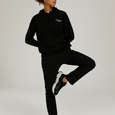 CT1165 ANNA HOODIE 2FX Siyah Kadın Sweatshirt