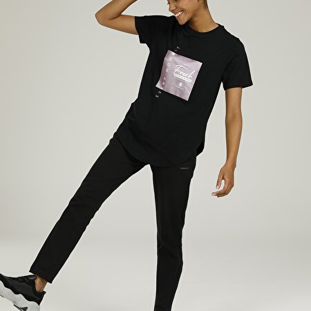 SCOTTY T-SHIRT 2FX Siyah Kadın T-Shirt