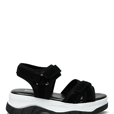 20S-6001 2FX Siyah Kadın Spor Sandalet_1