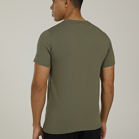 CT1025 NED CAMO LOGO T-SH Haki Erkek T-Shirt_1