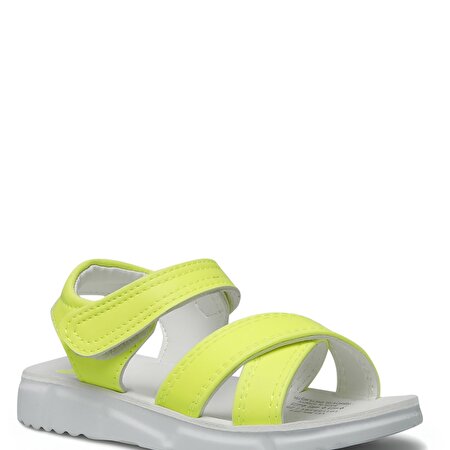 VELMA 2FX Neon Sarı Kız Çocuk Sandalet