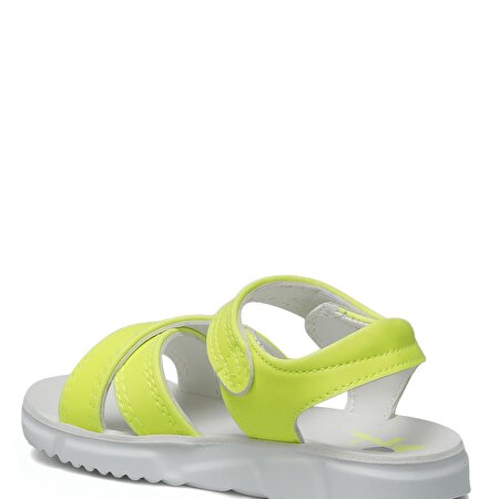 VELMA 2FX Neon Sarı Kız Çocuk Sandalet_2