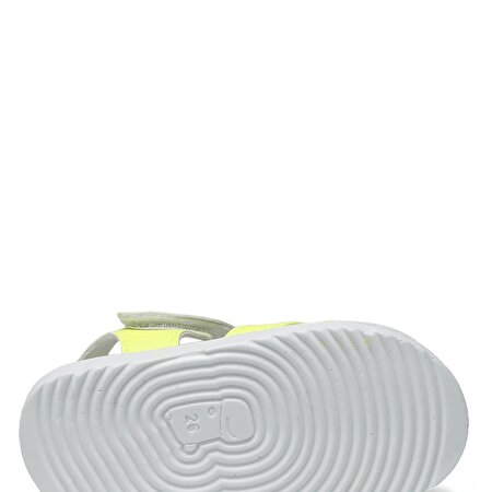 VELMA 2FX Neon Sarı Kız Çocuk Sandalet_3