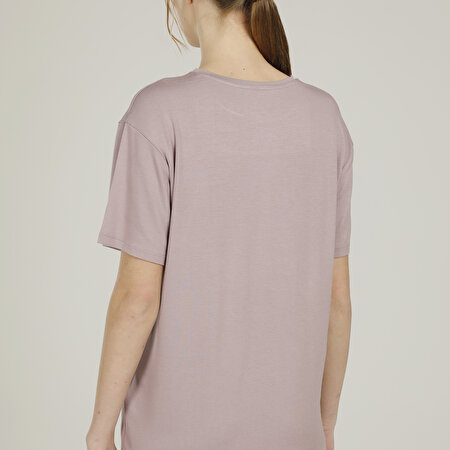 SN784 LINA SLOGAN T-SHIRT  Kadın Kısa Kol T-Shirt_1