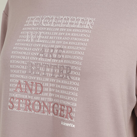 SN784 LINA SLOGAN T-SHIRT  Kadın Kısa Kol T-Shirt_3