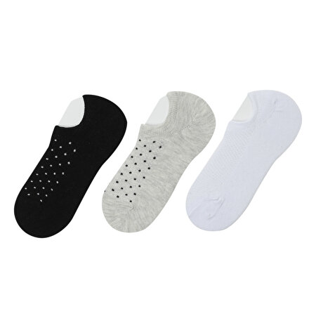 MINI PUAN 3 LU SNEAKER PT  Kadın Çorap