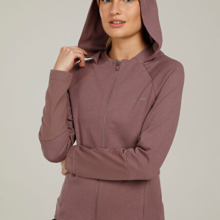 CT321 MILA FULL ZIP HOODI  Kadın Eşofman Üstü_4
